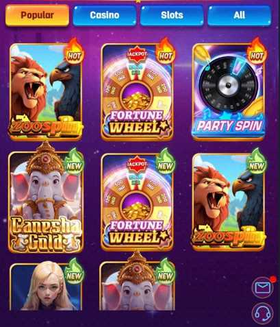 Slots Winner Game List